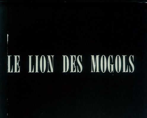 Title screen of Le lion des Mogols