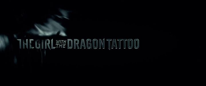 Title screen of The Girl with the Dragon Tattoo