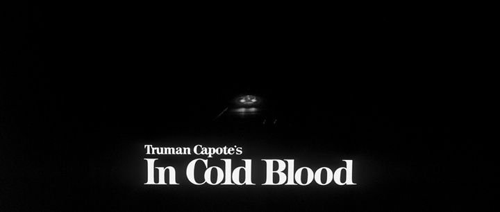 Title screen of In Cold Blood