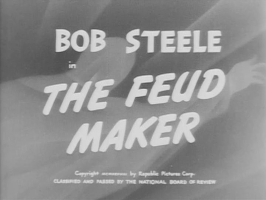 Title screen of The Feud Maker
