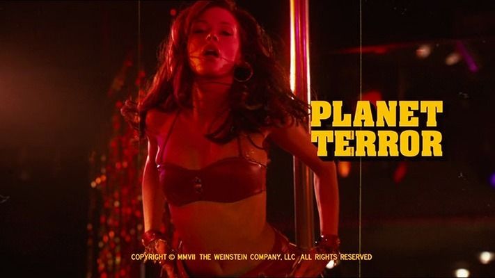Title screen of Planet Terror
