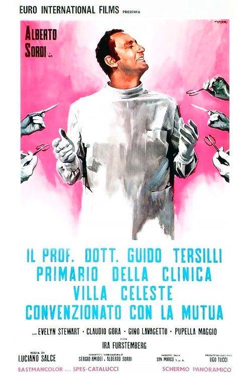 Il Prof. Dott. Guido Tersilli primario della Clinica Villa Celeste convenzionata con le mutue