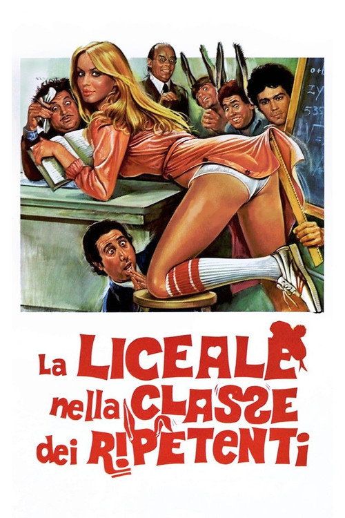 La liceale nella classe dei ripetenti