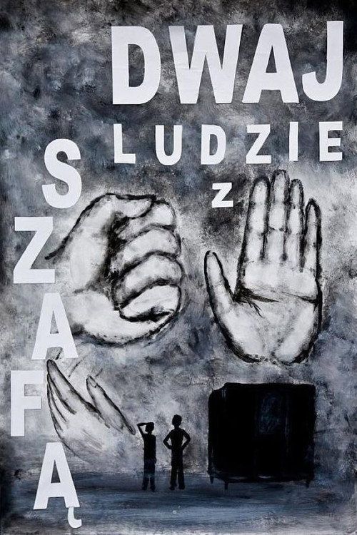 Dwaj ludzie z szafa