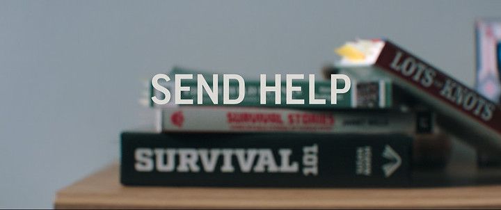 Title screen of Send Help